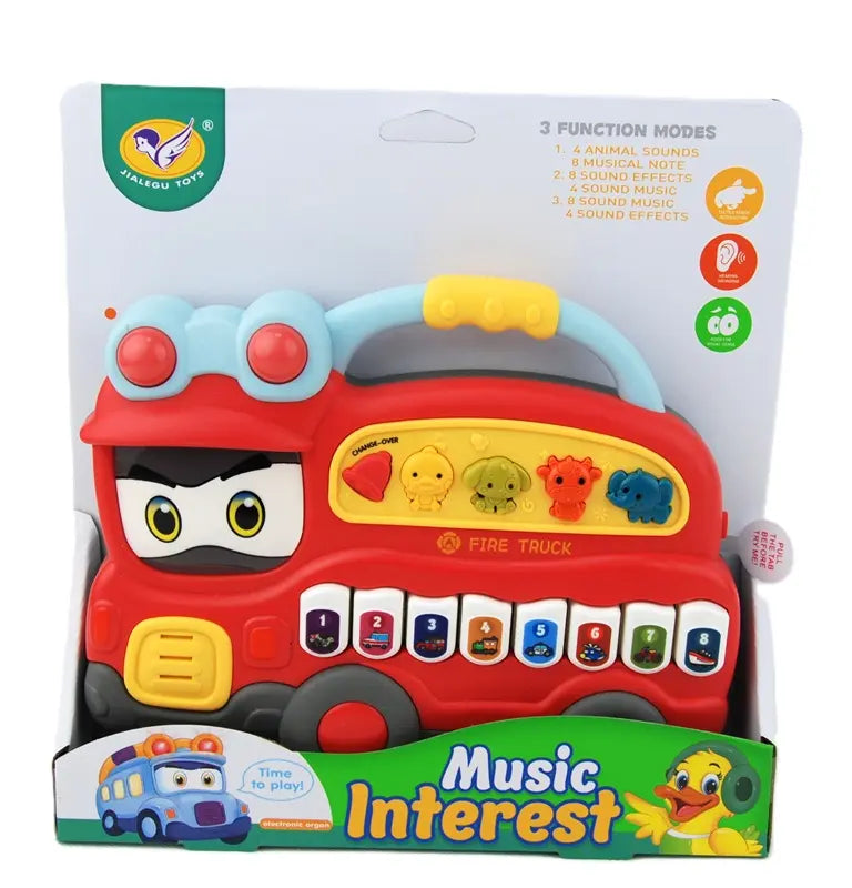 Pianinko w kształcie autobusu