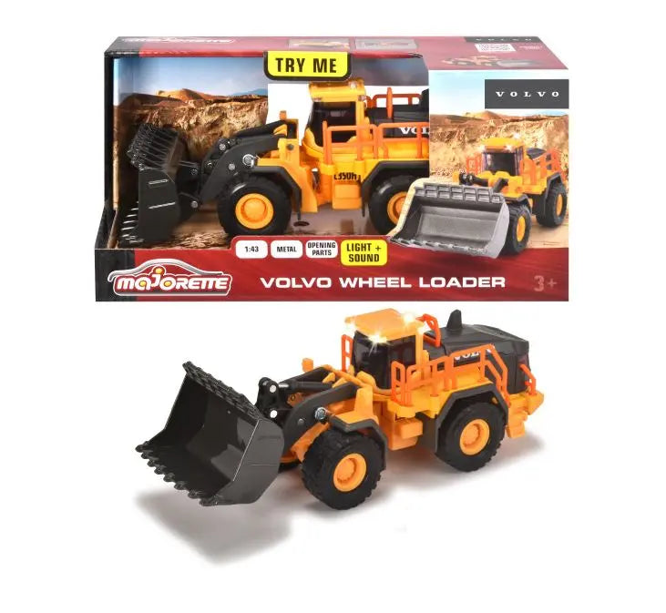 Majorette gsvolvo spychacz 21cm światło/dźwięk