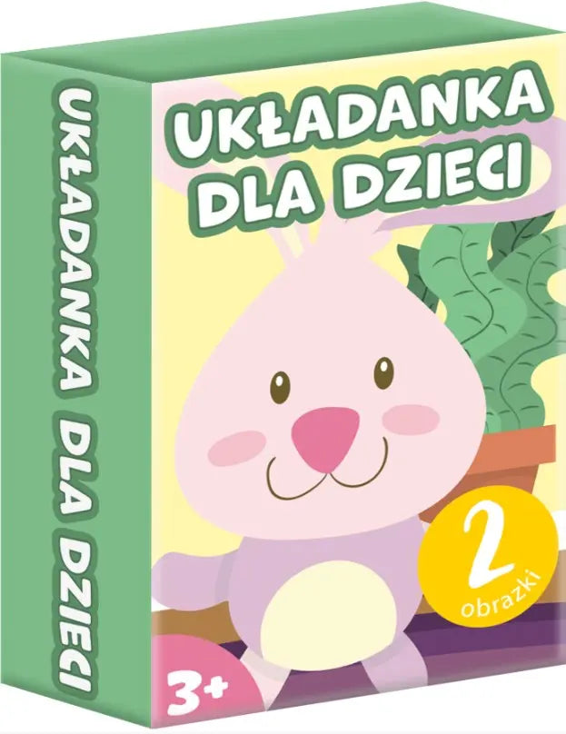 Gra układanka dla dzieci królik i sowa mini