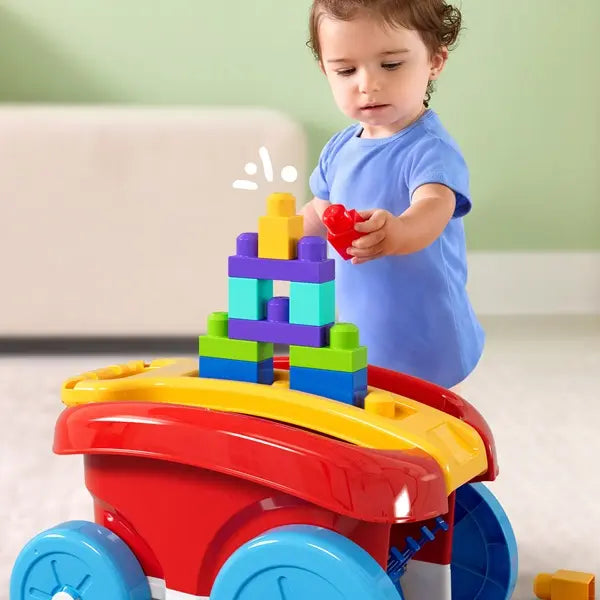 MEGA BLOKS wagonik+klocki JFR30 /2