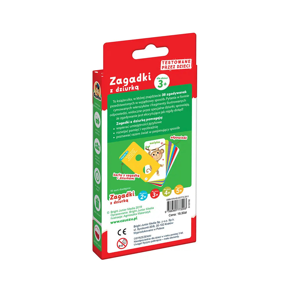 CzuCzu Zagadki z dziurką 3+ 73203
