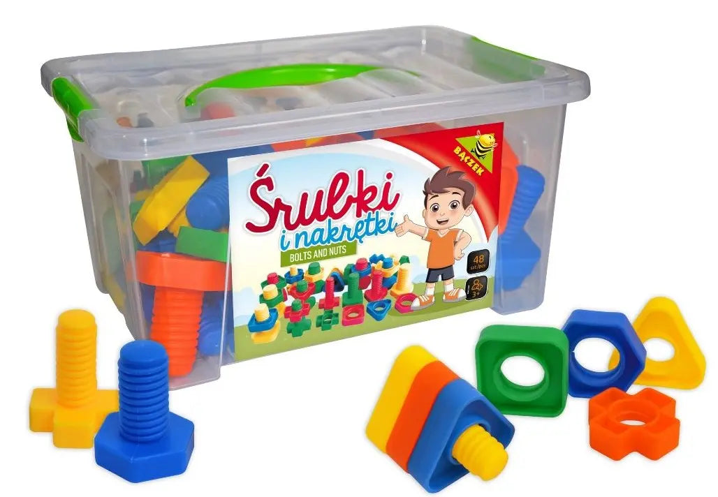 Tupiko śrubki i nakrętki pojemnik
