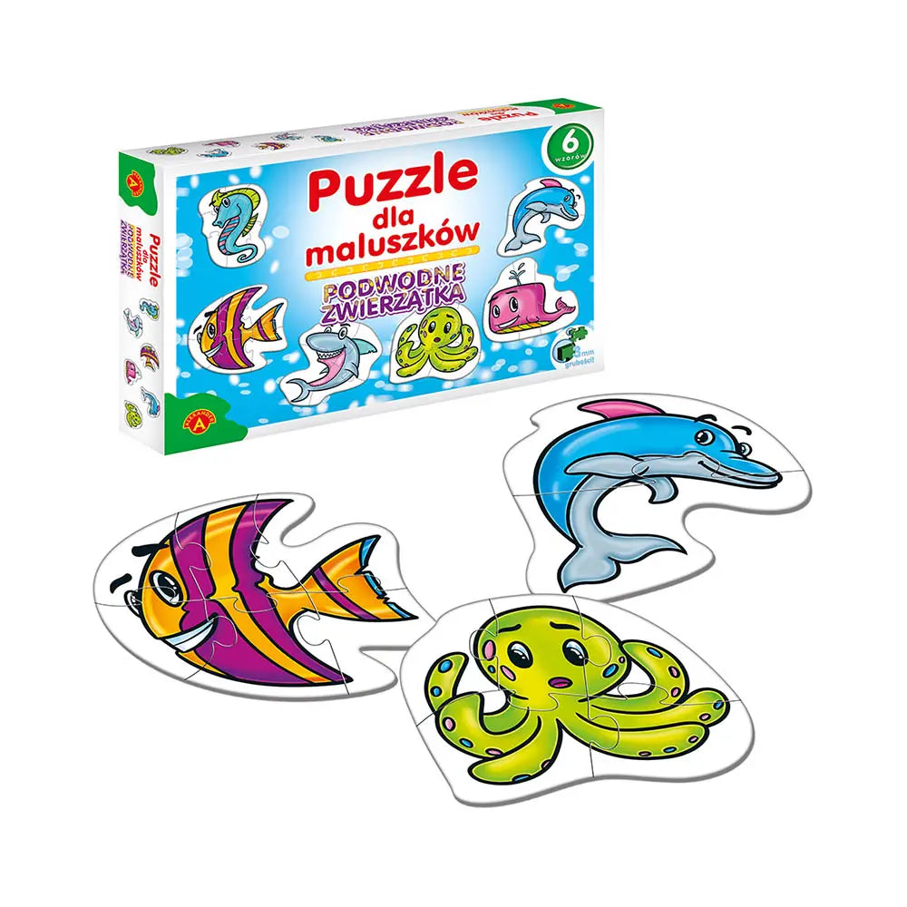 Puzzle dla maluszków - podwodne zwierzątka 0536