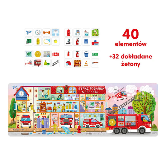 Puzzle tak działa straż pożarna 3+