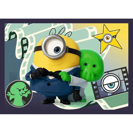 Puzzle 4w1 Nowe przygody Minionków