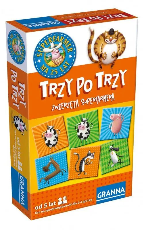 Gra Trzy po trzy zwierzęta superfarmera