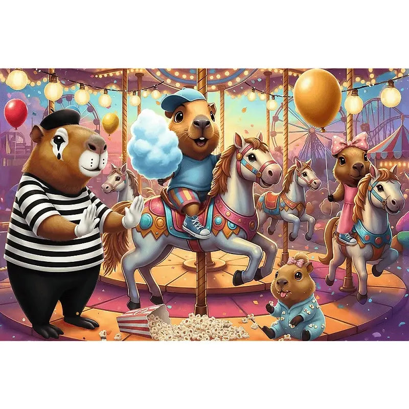 PUZZLE 100 Kapibary na wakacjach 16566
