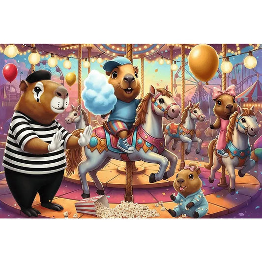 PUZZLE 100 Kapibary na wakacjach 16566