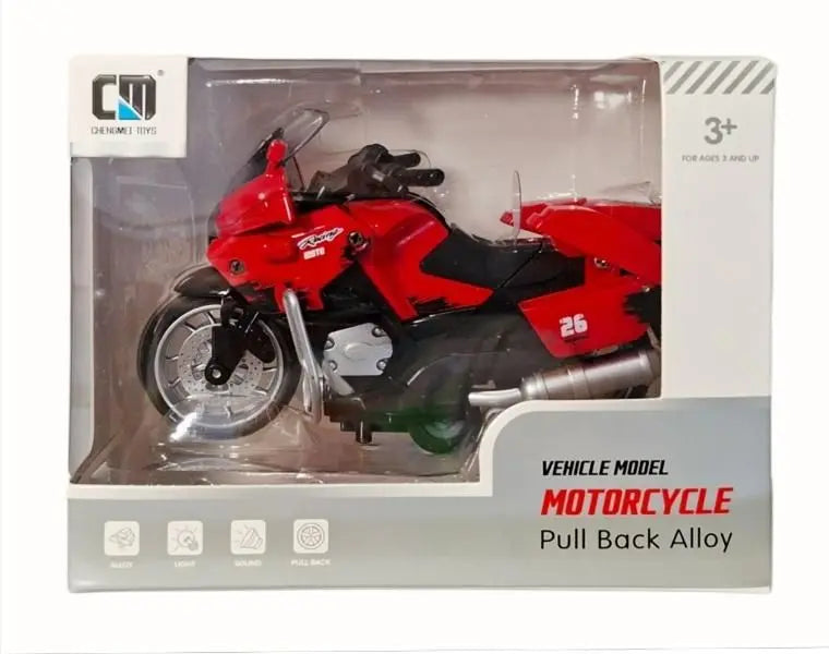Motocykl ze światłem G7809 10749