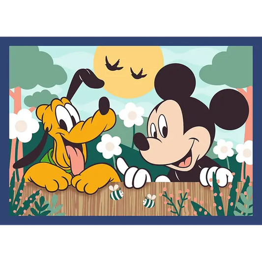 Puzzle Premium Plus Kids, Disney 4 x 88 el. Razem z przyjaciółmi