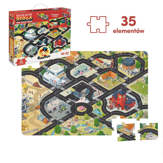CzuCzu Duuuże puzzle Droga dla pojazdów 91613