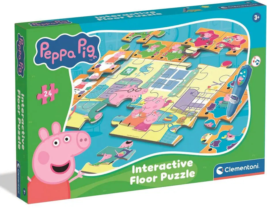 Świnka Peppa interaktywne puzzle dywan