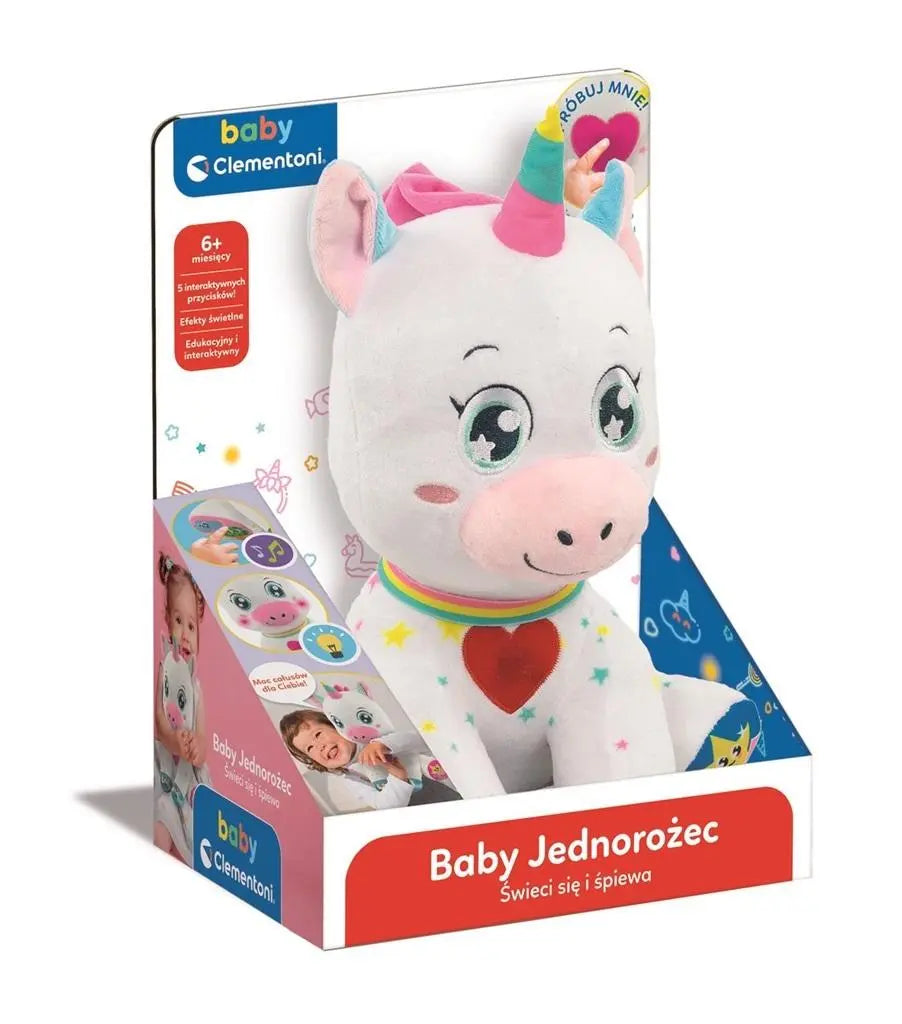Clementoni baby interaktywny jednorożec