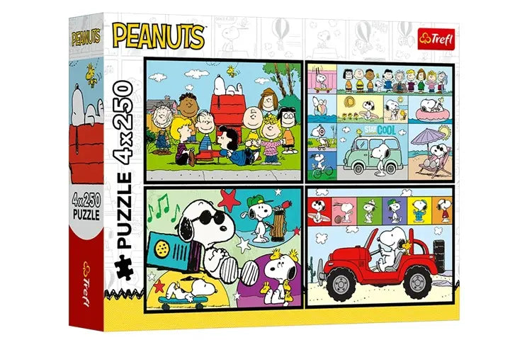 PUZZLE 4x250 Fistaszkowe przygody 13370