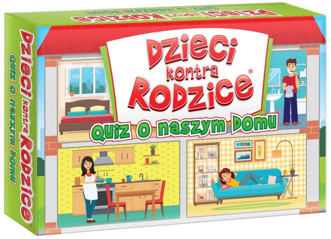 Dzieci kontra rodzice gra Quiz o naszym domu 71403