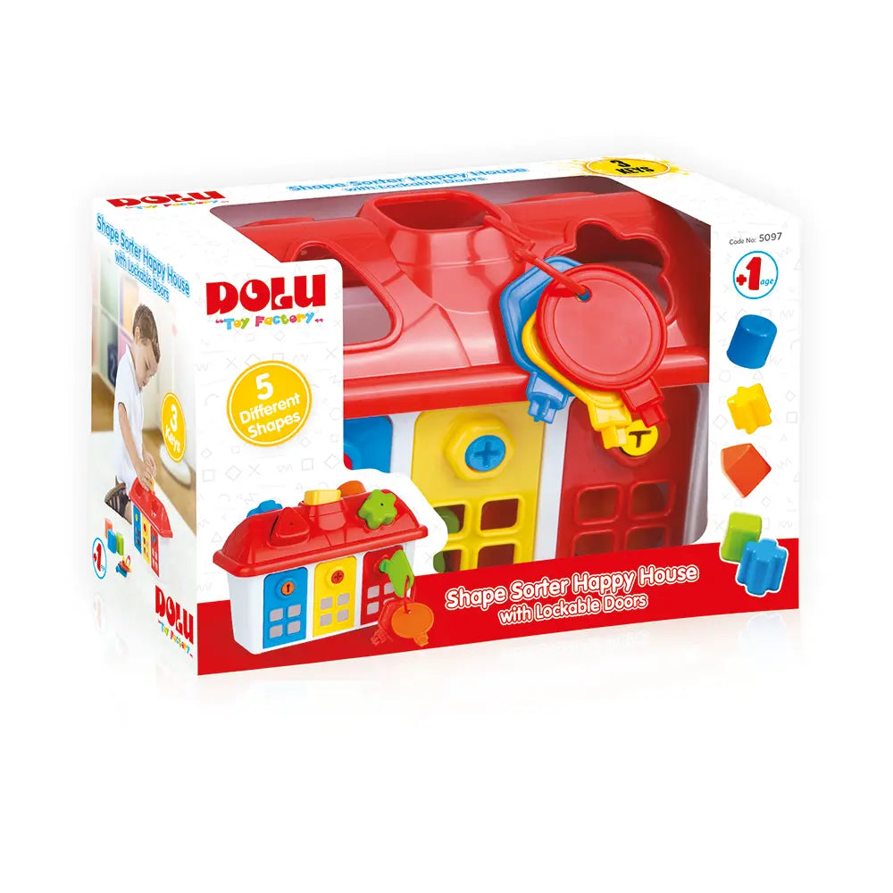Domek sorter z kluczykami