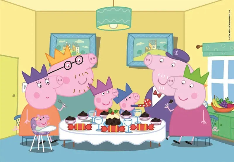 Puzzle 2x20 SuperKolor Świnka Peppa