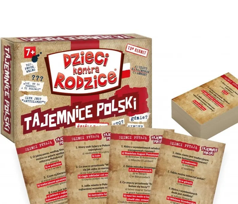 Dzieci kontra rodzice gra tajemnice polski