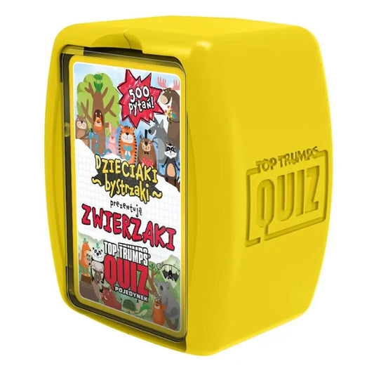 TOP TRUMPS QUIZ 500 pytań Zwierzaki WM02643