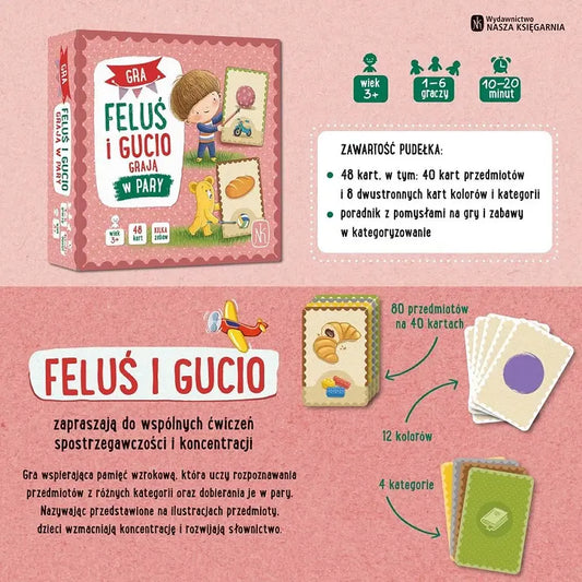 Gra Feluś i Gucio grają w pary