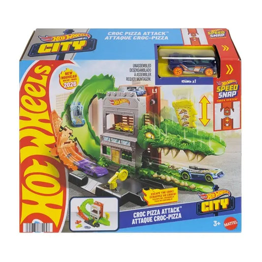 Hot Wheels Krokodyl - atak na pizzerię zestaw