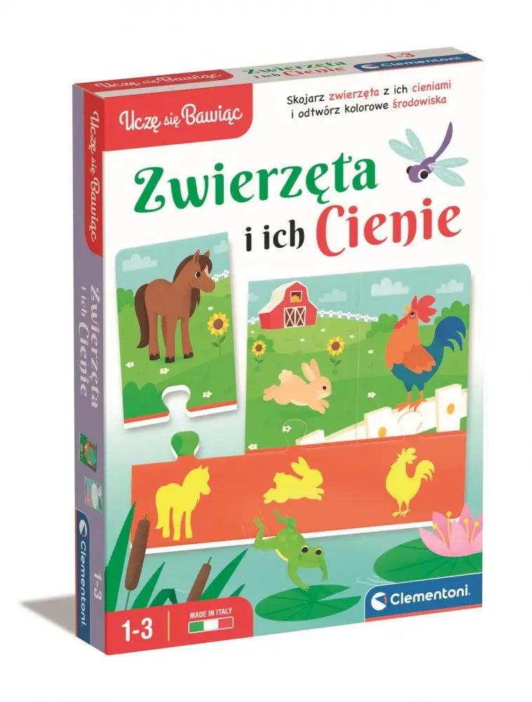Uczę się bawiąc! zwierzęta i ich cienie