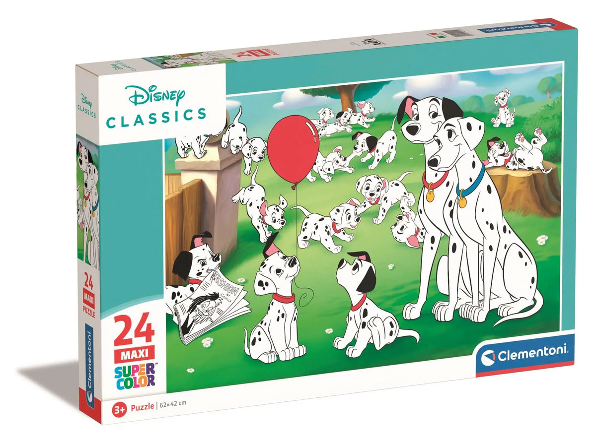 Puzzle maxi 24 elementy SuperKolor Disney Animals
