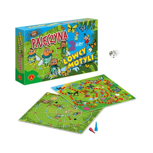 2 gry Pajęczyna+Łowcy motyli 13900