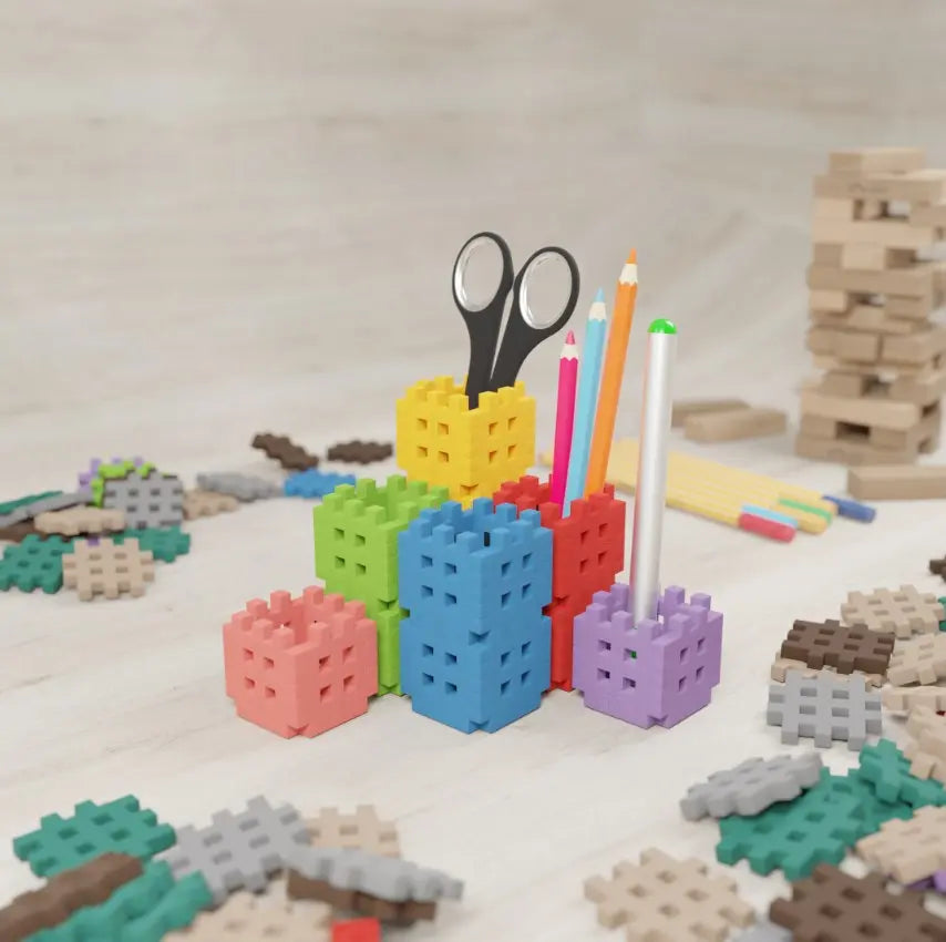 Klocki waffle mini 70szt Przybornik 05746