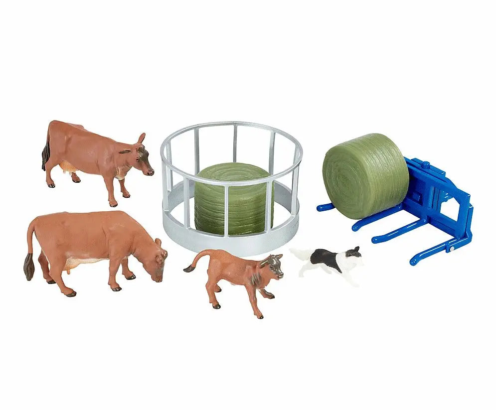 Britains metalic green valtra zestaw