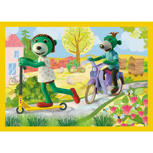 Puzzle 4w1 wspólne zabawy treflików
