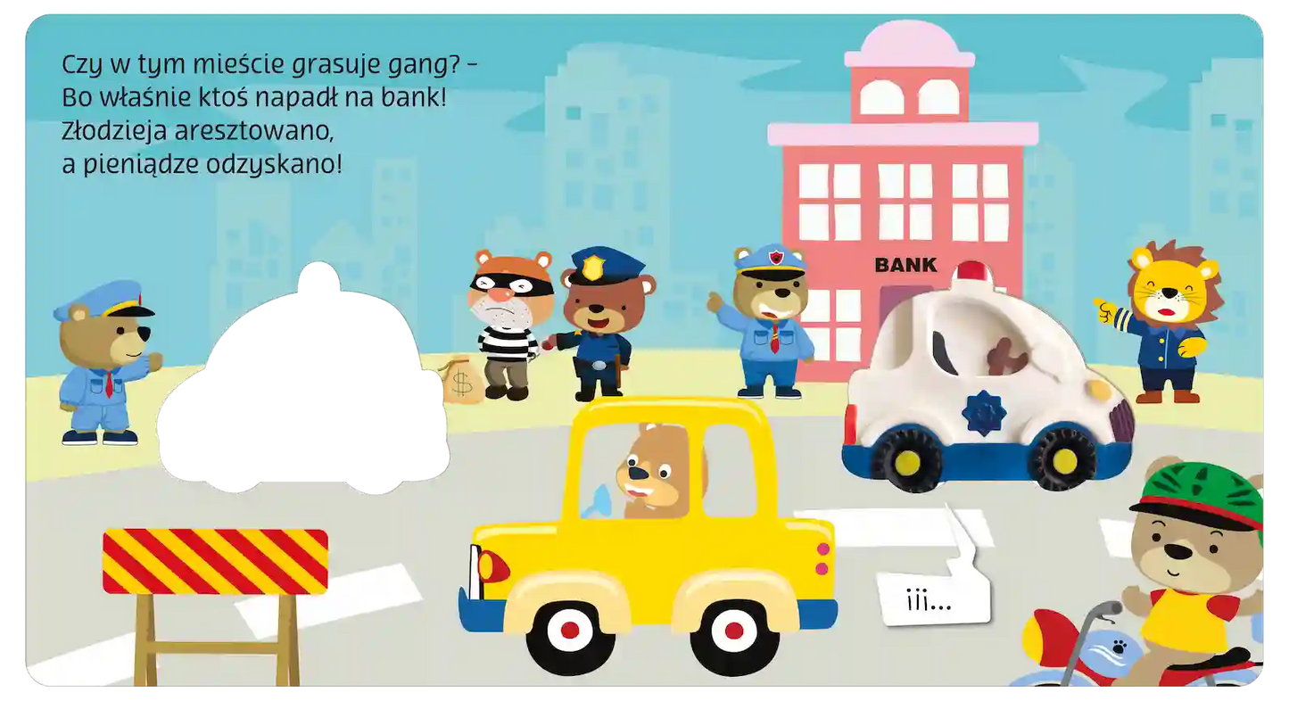 Książeczka edukacyjna moje pierwsze dźwięki: policja