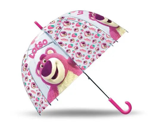 Lotso - Parasolka manualna przezroczysta 46cm