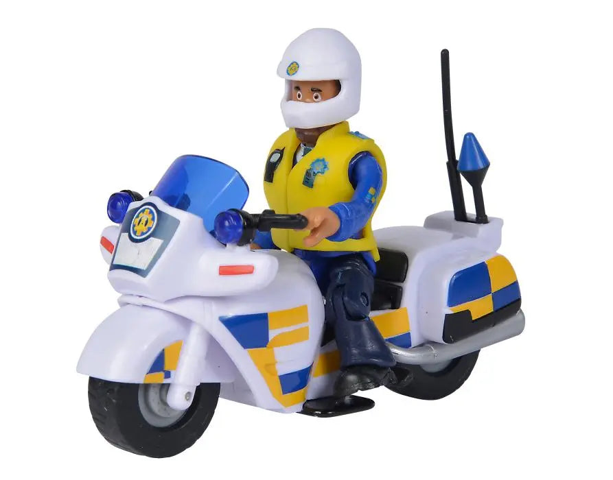 Strażak sam motor policyjny z figurką