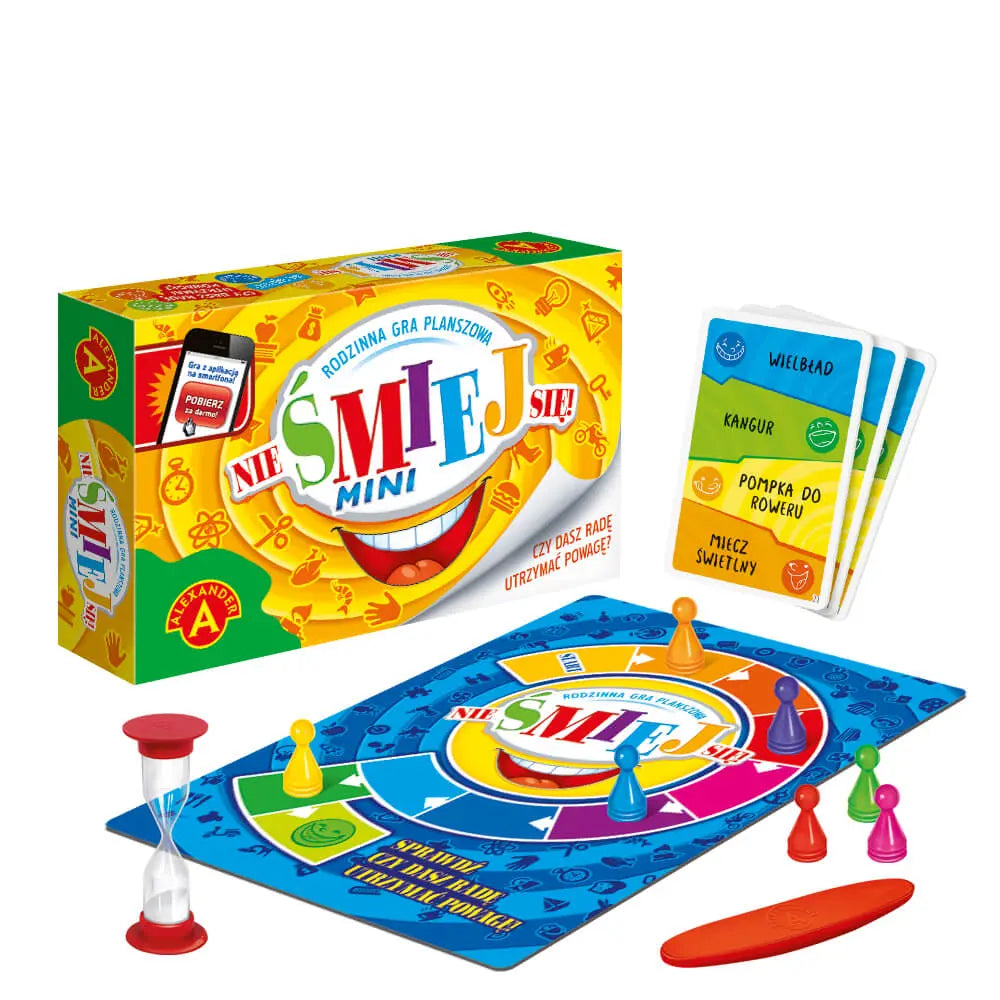 Gra Nie śmiej się! - wersja familijna mini 15218