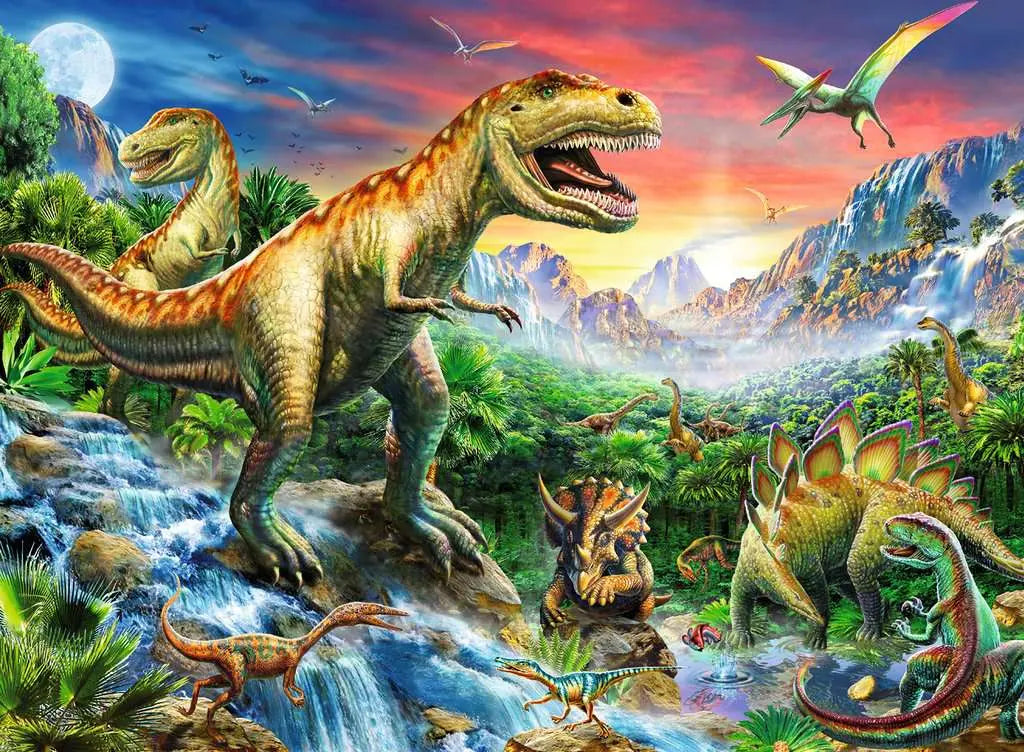 RAV puzzle 100 XXL Epoka dinozaurów 10665