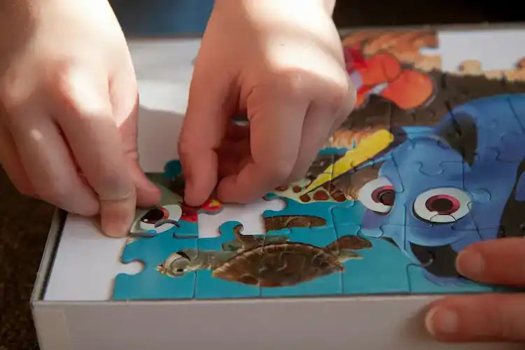 puzzle edukacyjne z bajek