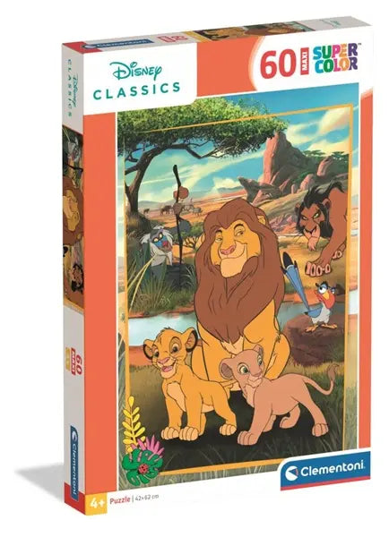 Puzzle 60 maxi SuperKolor The Lion King