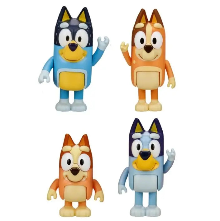 Bluey figurki4-pak rodzinka