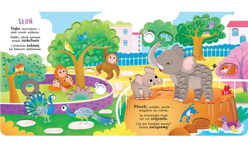 Wierszyki dla maluszka. Naciśnij i posłuchaj: W zoo