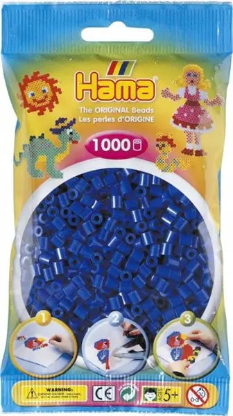 Koraliki midi 1000 szt granatowe