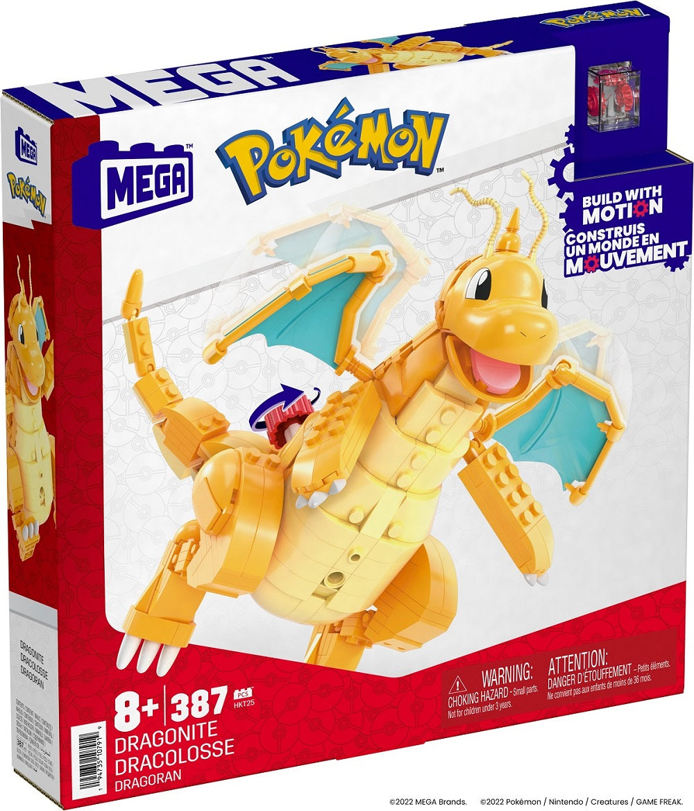 MEGA CONSTRUX Pokemon Dragonite klocki HKT25 /6