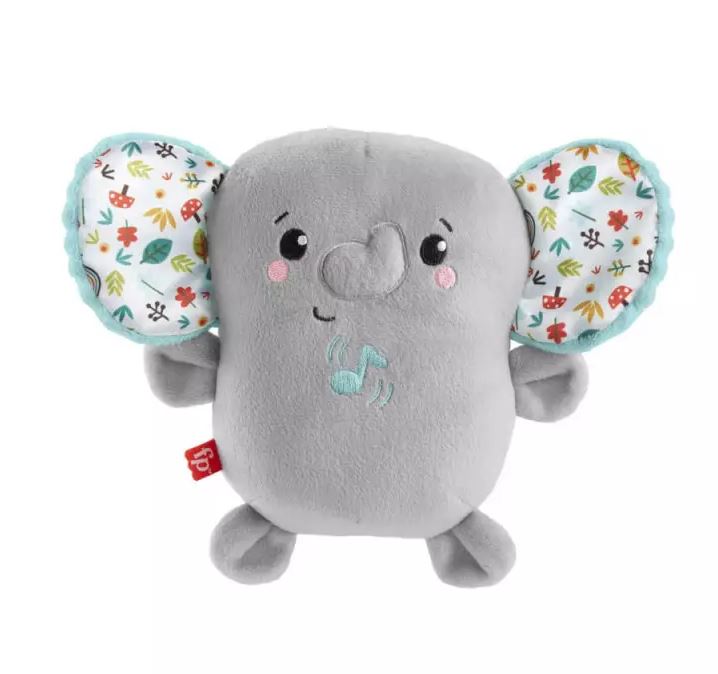 Fisher-price słonik uspokajacz z muzyką i wibracjami