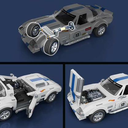 Mega Hot Wheels - Klocki Brick Shop Elite Corvette GS