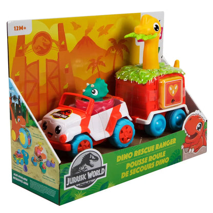 Tomy toomies toomies jeep z dino i przyczepą