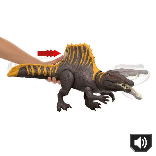 Jurassic world spinozaur podwodny atak