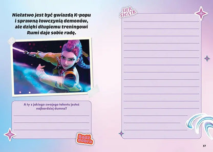 Nieoficjalny dziennik dla fanów filmu K-Popowe Łowczynie Demonów