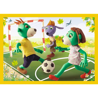 Puzzle 4w1 wspólne zabawy treflików