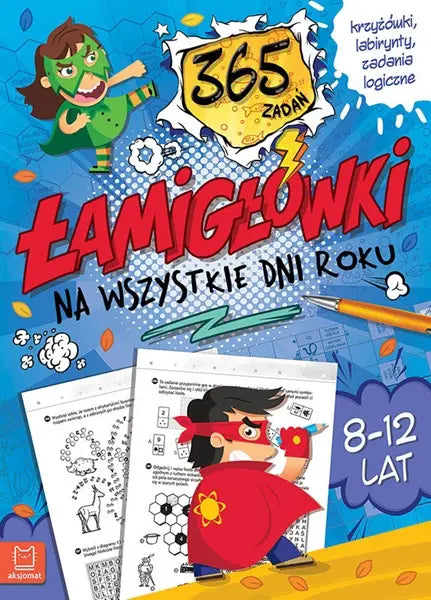 Łamigłówki na wszystkie dni roku 365 zadań 38016