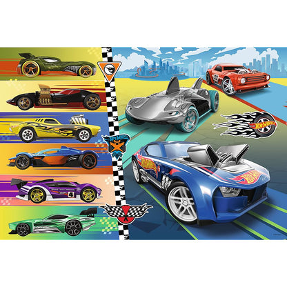 Puzzle maxi 24 elementy szybkie hot wheels